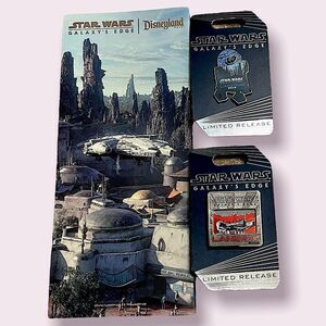 Star Wars Galaxy’s Edge Disneyland Opening 2019 Pins & Map